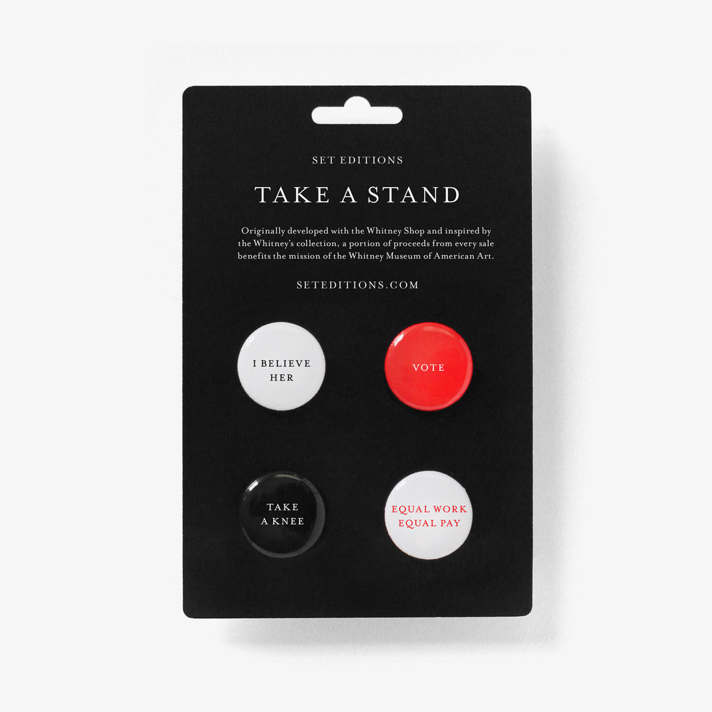 Take a Stand Button Set